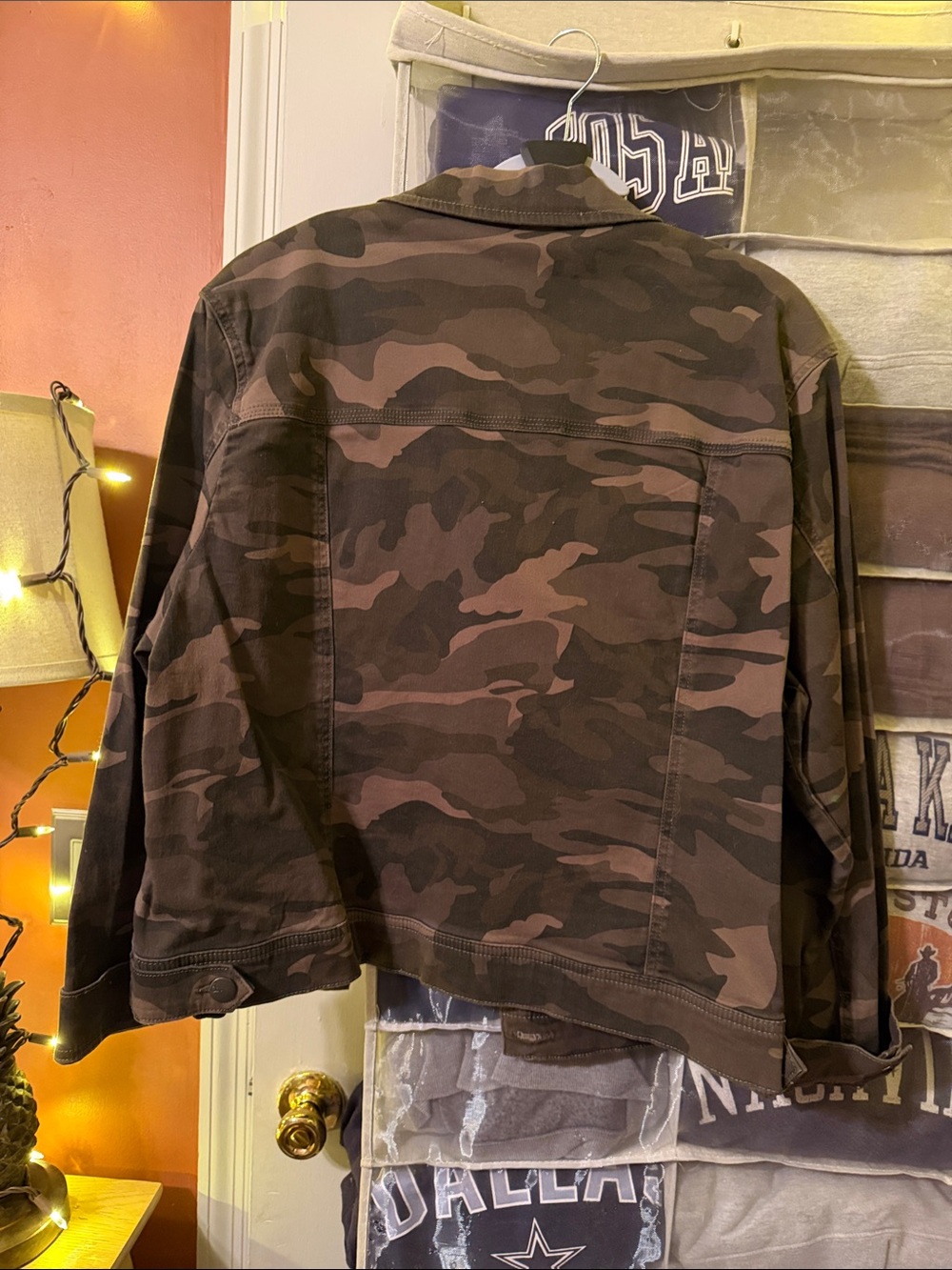 d.jeans Brown Olive Camo Jacket - Picture 5 of 5
